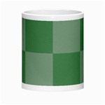 Green Gingham Check Squares Pattern Morph Mugs Center