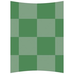 Green Gingham Check Squares Pattern Back Support Cushion by yoursparklingshop