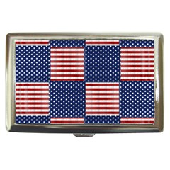 Red White Blue Stars And Stripes Cigarette Money Case by yoursparklingshop