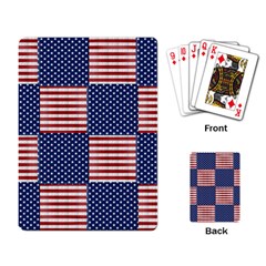 Red White Blue Stars And Stripes Playing Cards Single Design (rectangle) by yoursparklingshop