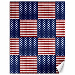 Red White Blue Stars And Stripes Canvas 18  X 24 