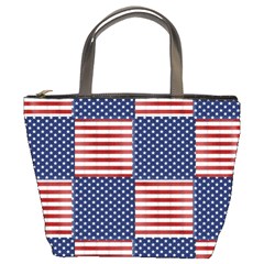 Red White Blue Stars And Stripes Bucket Bag by yoursparklingshop