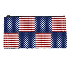 Red White Blue Stars And Stripes Pencil Case by yoursparklingshop