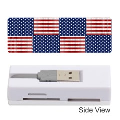 Red White Blue Stars And Stripes Memory Card Reader (stick) by yoursparklingshop