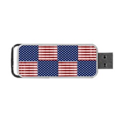 Red White Blue Stars And Stripes Portable Usb Flash (one Side) by yoursparklingshop