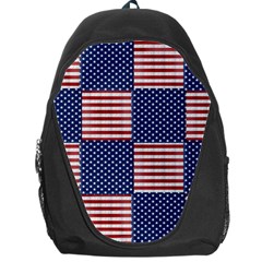 Red White Blue Stars And Stripes Backpack Bag by yoursparklingshop