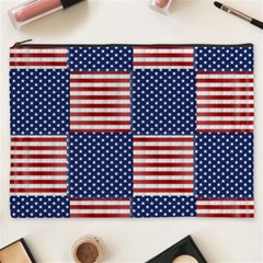 Red White Blue Stars And Stripes Cosmetic Bag (xxxl) by yoursparklingshop