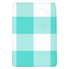 Turquoise And White Buffalo Check Removable Flap Cover (s) by yoursparklingshop