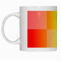 Lgbt Rainbow Buffalo Check Lgbtq Pride Squares Pattern White Mugs by yoursparklingshop