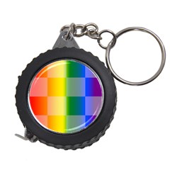 Lgbt Rainbow Buffalo Check Lgbtq Pride Squares Pattern Measuring Tape by yoursparklingshop