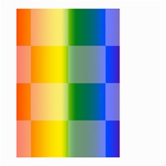 Lgbt Rainbow Buffalo Check Lgbtq Pride Squares Pattern Small Garden Flag (two Sides) by yoursparklingshop