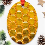 Hexagon Windows Ornament (Oval) Front