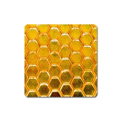 Hexagon Windows Square Magnet by essentialimage