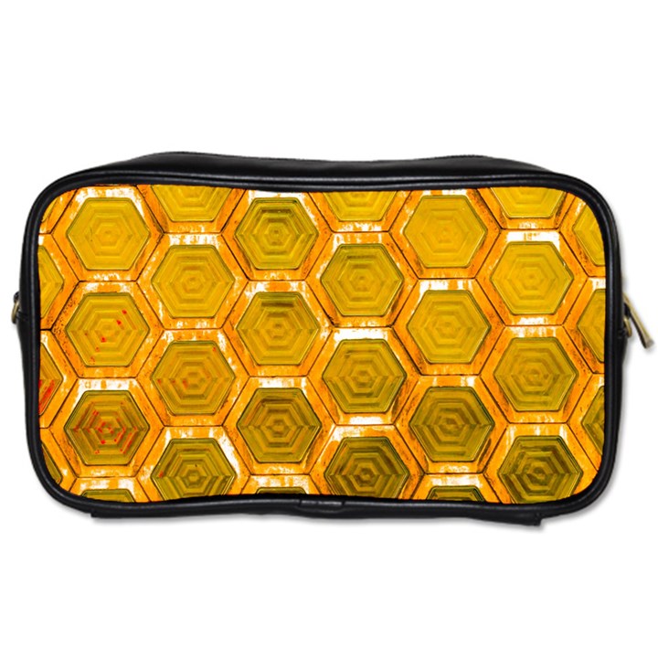 Hexagon Windows Toiletries Bag (Two Sides)