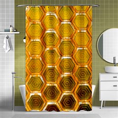 Hexagon Windows Shower Curtain 48  X 72  (small)  by essentialimage