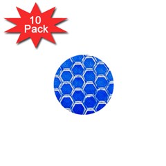 Hexagon Windows 1  Mini Buttons (10 Pack)  by essentialimage