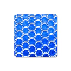 Hexagon Windows Square Magnet by essentialimage