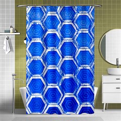 Hexagon Windows Shower Curtain 48  X 72  (small)  by essentialimage