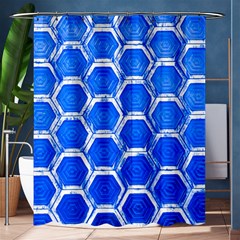 Hexagon Windows Shower Curtain 60  X 72  (medium)  by essentialimage