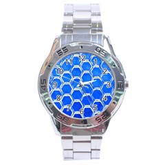 Hexagon Windows Stainless Steel Analogue Watch by essentialimage