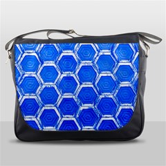 Hexagon Windows Messenger Bag by essentialimage