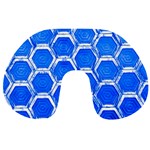 Hexagon Windows Travel Neck Pillow Front