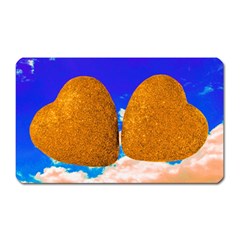 Two Hearts Magnet (rectangular) by essentialimage