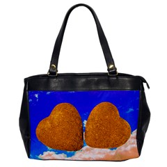 Two Hearts Oversize Office Handbag by essentialimage