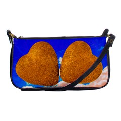 Two Hearts Shoulder Clutch Bag by essentialimage