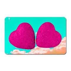 Two Hearts Magnet (rectangular) by essentialimage