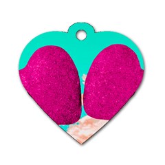 Two Hearts Dog Tag Heart (two Sides) by essentialimage