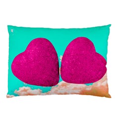 Two Hearts Pillow Case (two Sides) by essentialimage