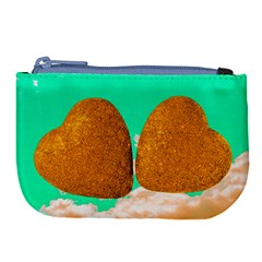 Two Hearts Large Coin Purse by essentialimage