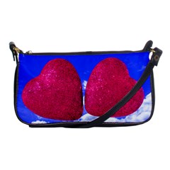 Two Hearts Shoulder Clutch Bag by essentialimage