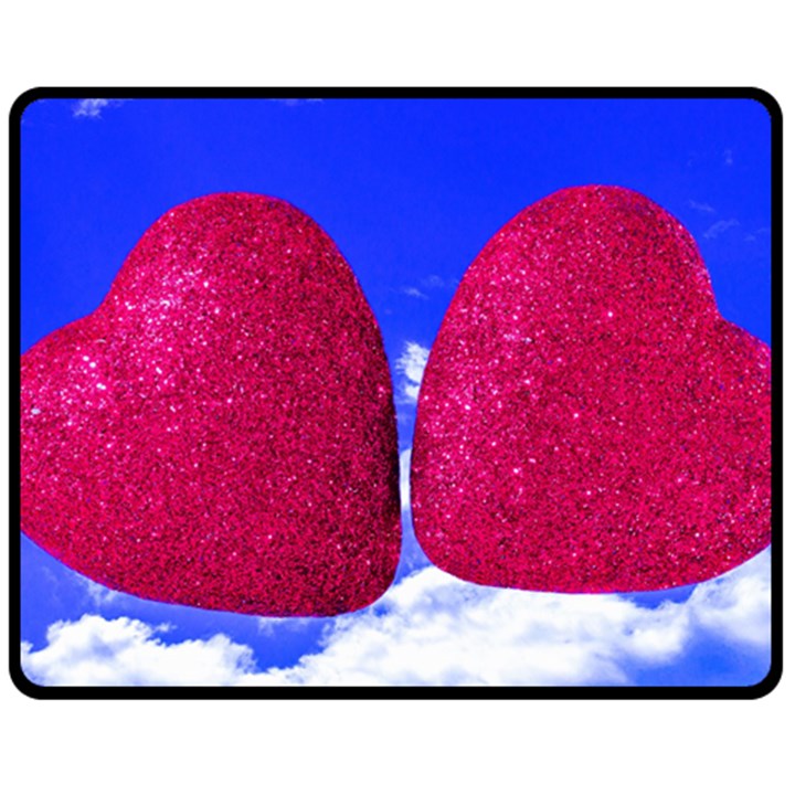 Two Hearts Fleece Blanket (Medium) 