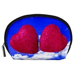 Two Hearts Accessory Pouch (large)