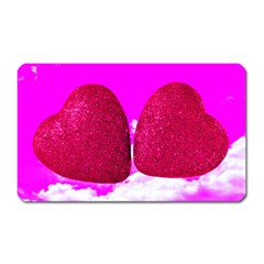 Two Hearts Magnet (rectangular) by essentialimage