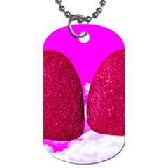 Two Hearts Dog Tag (one Side) by essentialimage