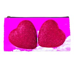 Two Hearts Pencil Case by essentialimage