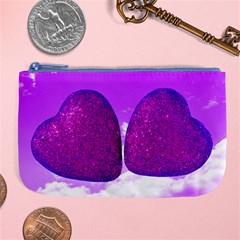 Two Hearts Large Coin Purse by essentialimage