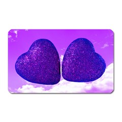 Two Hearts Magnet (rectangular) by essentialimage