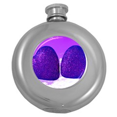 Two Hearts Round Hip Flask (5 Oz) by essentialimage