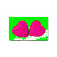 Two Hearts Magnet (name Card) by essentialimage