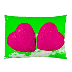 Two Hearts Pillow Case by essentialimage