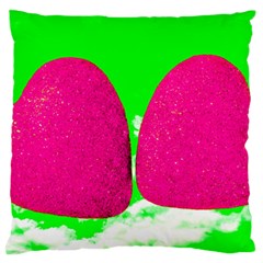 Two Hearts Standard Flano Cushion Case (one Side) by essentialimage