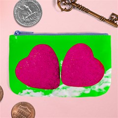 Two Hearts Large Coin Purse by essentialimage