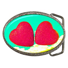 Two Hearts Belt Buckles by essentialimage