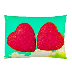 Two Hearts Pillow Case by essentialimage