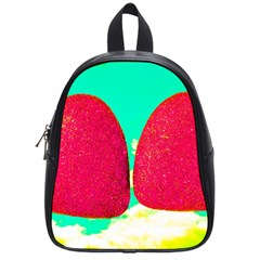 Two Hearts School Bag (small) by essentialimage