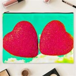 Two Hearts Cosmetic Bag (XXXL) Front